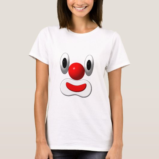 Lustiger Clown T-Shirt (Vorderseite)