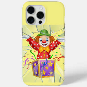 lustiger Clown unter dem kaputten Glas Case-Mate iPhone Hülle