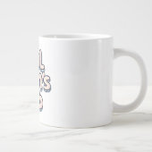 Lustiger Club der coolen Mütter  Jumbo-Tasse (Rechts)