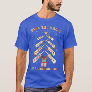 Lustiger CNA-Krankenpfleger-Weihnachten Medizinisc T-Shirt