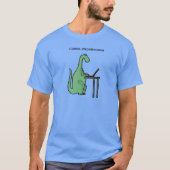 Lustiger COBOL-Programmierer-Dinosaurier T-Shirt (Vorderseite)
