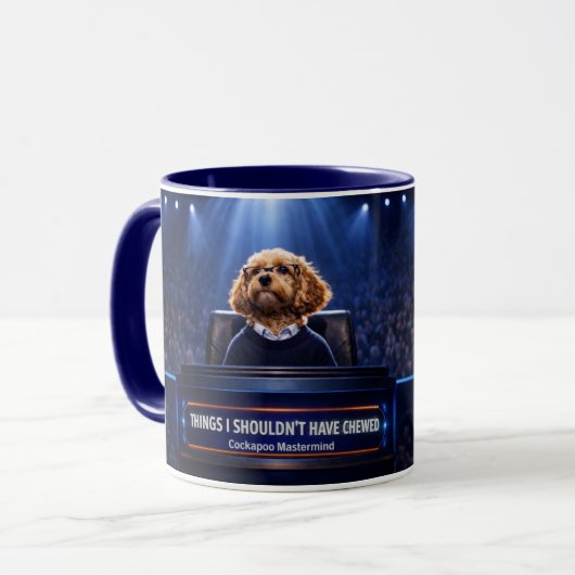 Lustiger Cockapoo-Becher | Mein Cockapoo hat es ge Tasse (Vorderseite Links)