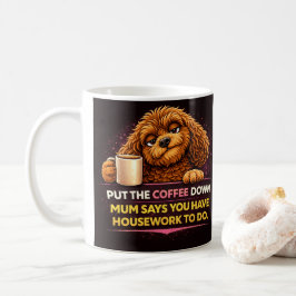 Lustiger Cockapoo-Kaffeebecher | Hunde-Mama-Humor- Kaffeetasse