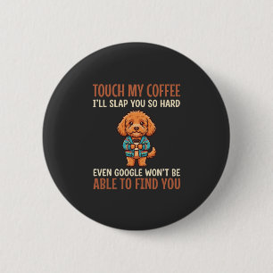 Lustiger Cockapoo Kaffeeliebhaber Button