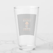 Lustiger Cockapoo Kaffeeliebhaber Glas (Rückseite)