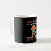 Lustiger Cockapoo Kaffeeliebhaber Kaffeetasse (Vorderseite Links)