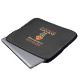 Lustiger Cockapoo Kaffeeliebhaber Laptopschutzhülle (Vorne Knopf)