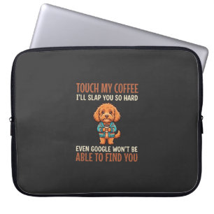 Lustiger Cockapoo Kaffeeliebhaber Laptopschutzhülle