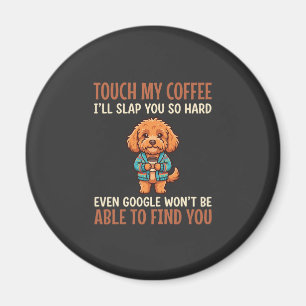 Lustiger Cockapoo Kaffeeliebhaber Magnet