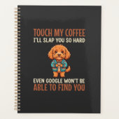 Lustiger Cockapoo Kaffeeliebhaber Planer (Vorderseite)