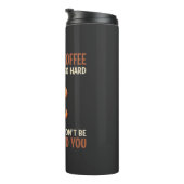 Lustiger Cockapoo Kaffeeliebhaber Thermosbecher (Nach rechts gedreht)