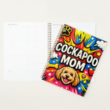 Lustiger Cockapoo-Mutter-Planer