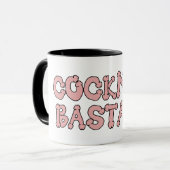 Lustiger Cockneybastard Tasse (Vorderseite Links)