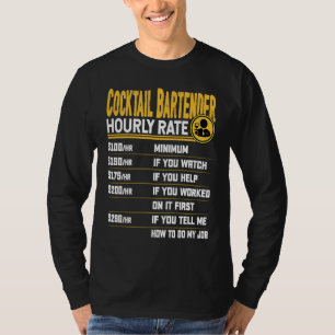 Lustiger Cocktail-Bartender Bartending Mixologist T-Shirt