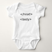 Lustiger Code für Programmierer und Entwickler Baby Strampler (Vorderseite)