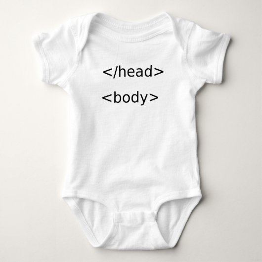 Lustiger Code für Programmierer und Entwickler Baby Strampler (Vorderseite)