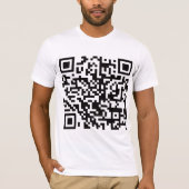 Lustiger Code-T - Shirt Rick-RollenQR (Vorderseite)