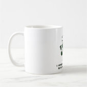 Lustiger Coder-Becher — Ich debugge Code und ich k Kaffeetasse (Links)