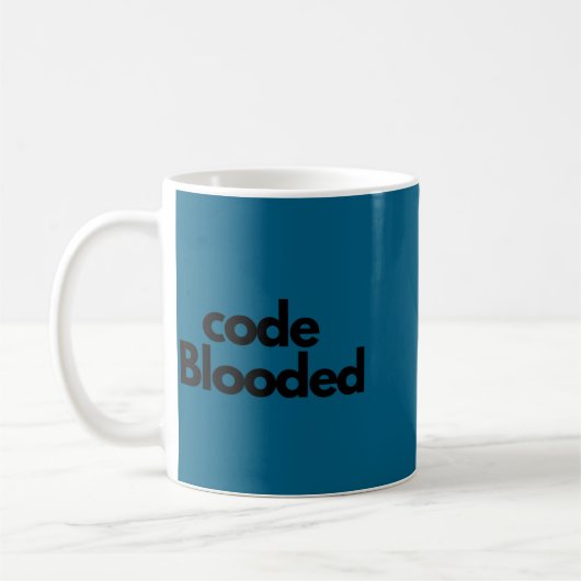 Lustiger Coder Computerprogrammierer Kaffeetasse (Links)
