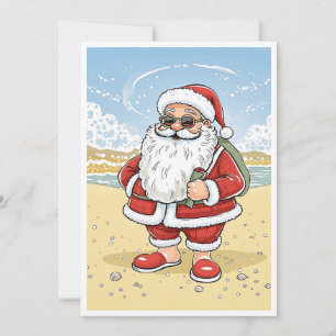 Lustiger Comic-Weihnachtsmann Frohe Weihnachten