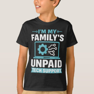 Lustiger Computer-Ingenieur, ich bin der unbezahlt T-Shirt