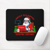 Lustiger Computer-Meme Weihnachtsmanns Tech-Suppor Mousepad (Mit Mouse)