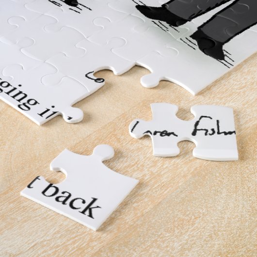 Lustiger Computer und Technologie-Büro-Cartoon Puzzle (Seite)