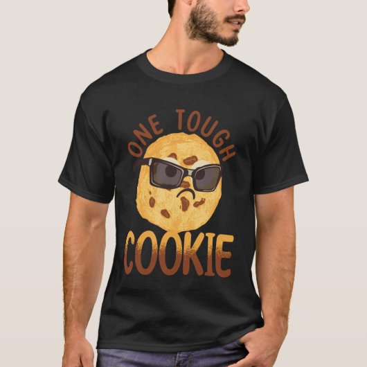 Lustiger Cookie-Back- Ein harter Cookie-Bäcker Foo T-Shirt (Vorderseite)