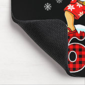 Lustiger Cooler Dabbing Weihnachtsmann Hawaii 67 M Mousepad (Ecke)