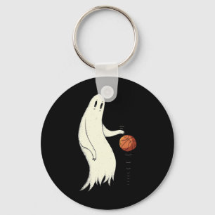 Lustiger cooler Geist dribbelt Sketll - Halloween- Schlüsselanhänger