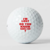 Lustiger, cooler verlorener Ball für Golfer (Vorderseite)