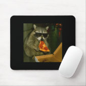 Lustiger Cooler Waschbär Mit Sungles Isst Zza Vint Mousepad (Mit Mouse)