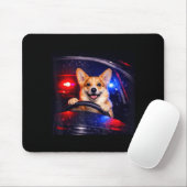 Lustiger Corgi-Fahr-Meme-Hund fährt Auto Mousepad (Mit Mouse)