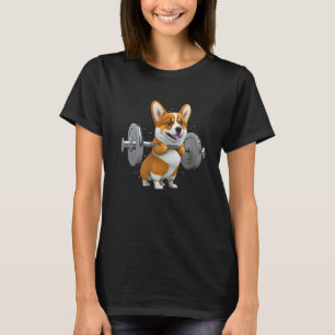 Lustiger Corgi hebt lustiges Corgi-Kostüm Corgi Li T-Shirt