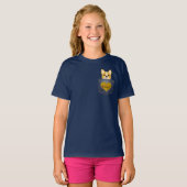 Lustiger Corgi-Hund in einem Tasche Wassup T-Shirt (Vorne ganz)