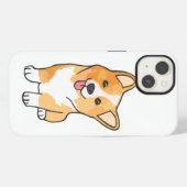 Lustiger Corgi iPhone Hülle (Rückseite (Horizontal))