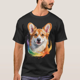 Lustiger Corgi Welsh Corgi Hund T-Shirt