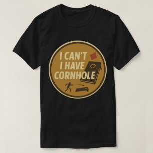 Lustiger Cornhole-Spiel-Enthusiast Grafik T-Shirt