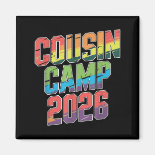 Lustiger Cousin-Camp 2026-Wiedersehens-Squad-Crew- Magnet