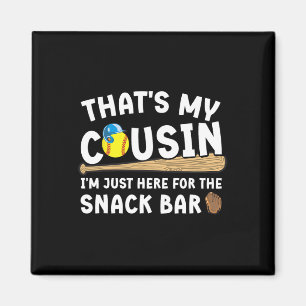 Lustiger Cousin eines Softll-Players Cousin Magnet
