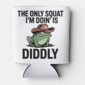 Lustiger Cowboy-Frosch Diddly Squat Dosenkühler (Vorderseite)