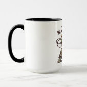 Lustiger Cowboy-Frosch Tasse (Links)