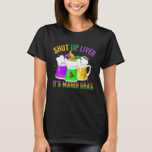 Lustiger Crawfish-Koch Mardi Gras Biertrinken Halt T-Shirt