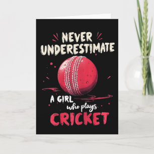 Lustiger Cricket-Witz Cricket-Spieler Karte