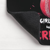 Lustiger Cricket-Witz Cricket-Spieler Mousepad (Ecke)