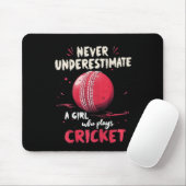 Lustiger Cricket-Witz Cricket-Spieler Mousepad (Mit Mouse)