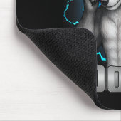 Lustiger Cringe Sigma Wolf Zertifizierter Gooner Mousepad (Ecke)
