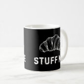 Lustiger Croissant‑Kaffeebecher Kaffeetasse (VorderseiteRechts)