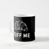 Lustiger Croissant‑Kaffeebecher Kaffeetasse (Vorderseite Links)