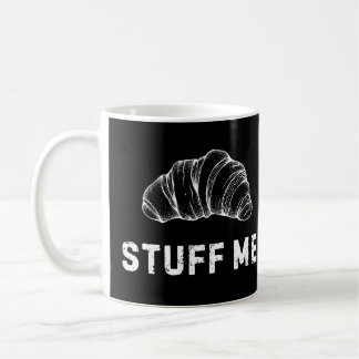 Lustiger Croissant‑Kaffeebecher Kaffeetasse